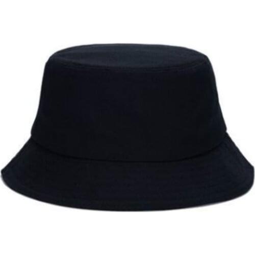 Plain bucket hat for women men cotton solid panama outdoor casual summer sun hat female male beach fishing cap