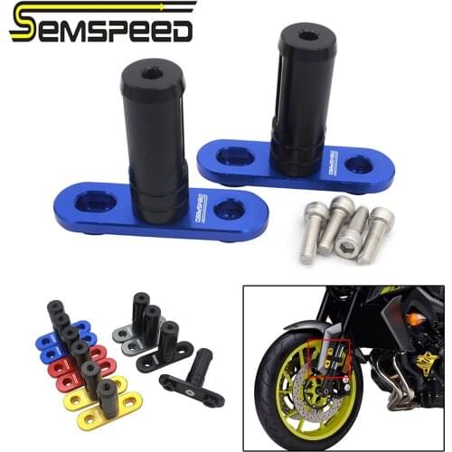 Semspeed for Yamaha TDM 900 850 Universal Motor Fog Light Bracket for Yamaha Front Fender Light Holder Motorcycle Light Bracket
