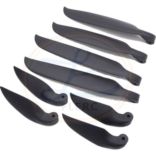 One Pair Nylon 2 Blades Folding Propeller 6/7/8/9/10/11/12/13/14/15/16/17/18inch for RC Powered Glider Glided Airplane Plane