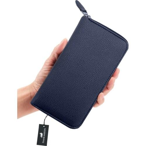 Navy blue Phone Compartment Wallet 310502