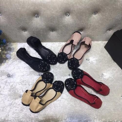 Women Flat Shoes Classic Casual Slip On Ballerina Woman Flats Genuine Leather Loafers Ladies Spring Autumn Lady Footwear New