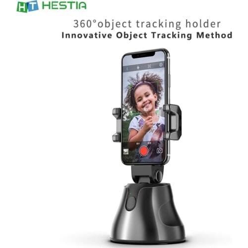 360° Rotating Smart Tracking Selfie Shooting Gimbal With Tripod Face Sports Object Tracking Selfie Stick for Vlog Live Video