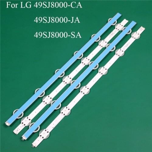 LED TV Illumination Part Replacement For LG 49SJ8000-CA 49SJ8000-JA 49SJ8000-SA LED Bar Backlight Strip Line Ruler V1749L1 2862A
