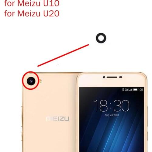 3pcs/lot for Meizu U10/ U20 Back Camera Glass Lens Main Rear Camera Lens with Glue for Meizu U20 Repair Spare Parts