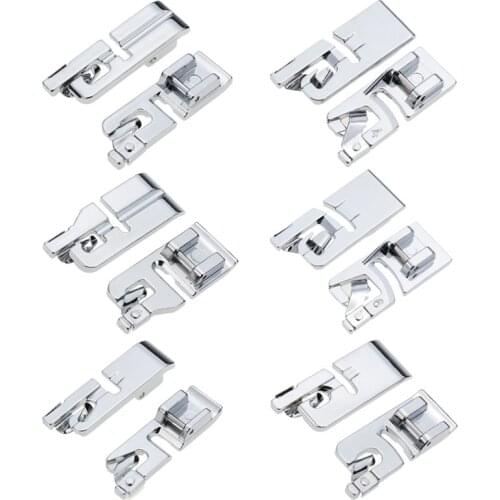 1Pcs Rolled Hem Curling Presser Foot For Sewing Machine Singer Janome Sewing Accessories Hot Sale