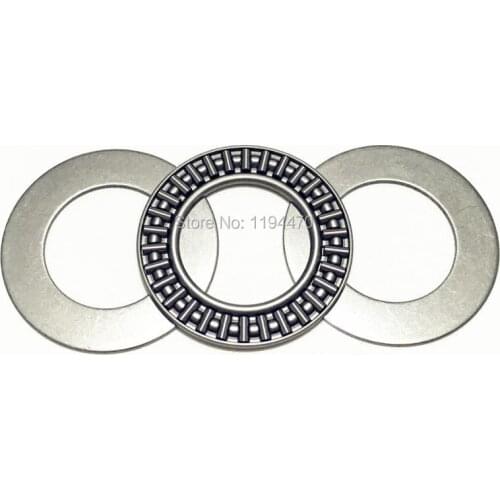 10pcs/Lot AXK Series AXK3552 35x52x2 mm Plane Thrust Needle Roller Bearing with 2AS Washers 35mm x 52mm x 2mm 3-Parts