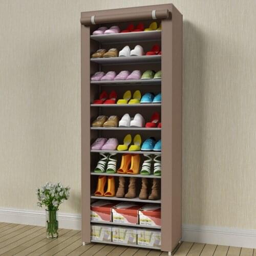 10-layer large-capacity simple shoe cabinet for storing slippers, easy to install, shoe cabinet, bracket, bracket, saving space