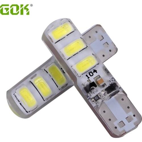100 x T10 Strobe Flashing 194 W5W LED T10 6SMD 5730 Led Lasting Shine+Auto Strobe Flash Two modes of Operation Car light bulbs