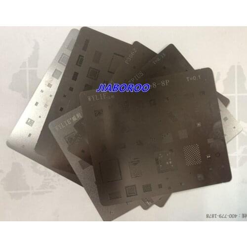 12pcs/lot BGA reballing stencil plate for iphone 5 5s 6 6p 6S 6SP 7 7P 8 8p x xs/max 11/pro/max