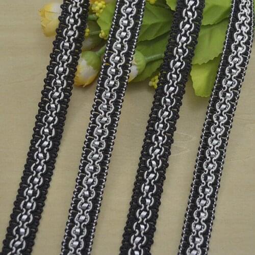 20Meters 17mm Curve Wavy Lace Trim Centipede Braided Ribbon Fabric Handmade DIY Clothes Sewing Supplies Craft Accessories