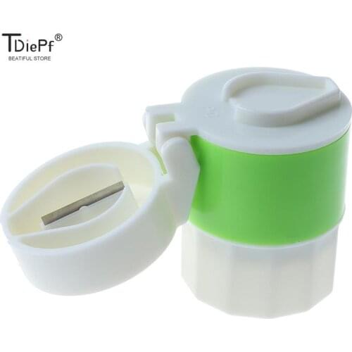 4 in 1 Portable 4 Layer Powder Tablet Grinder Powder Pill Cutter Medicine Splitter Tablet Divider Cutter Storage Box Top Selling