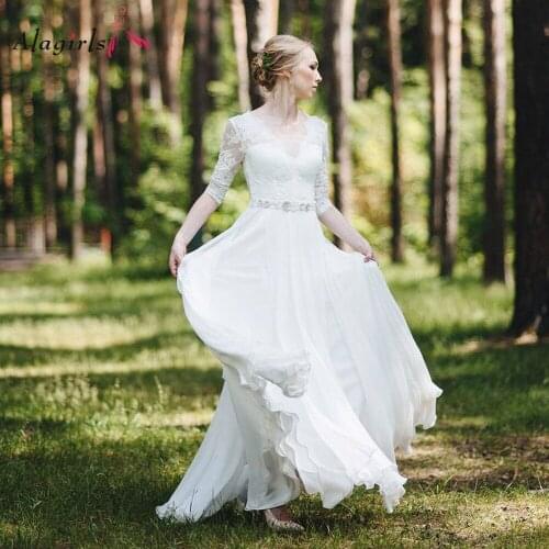 ALAGIRLS V-neck Women Dresses