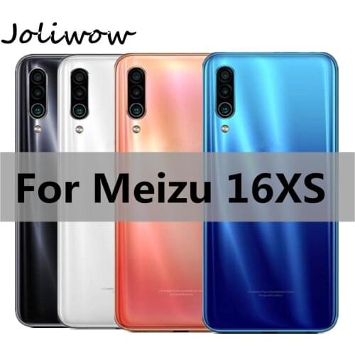For Meizu 16XS Battery Cover Case Rear Housing Back Case + Camera Lens For Meizu 16Xs Rear Door Replacement