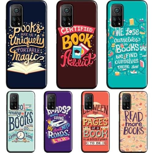 Read More Books For Xiaomi Mi 10T 9T Pro 9 10 Lite Mi 11 Lite Ultra Case For POCO X3 Pro M3 F1 F2 F3 Cover