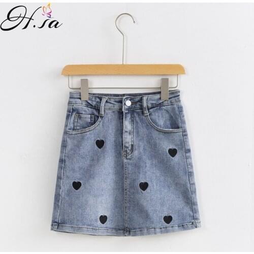 Hsa Denim Skirts For Women