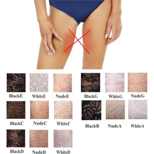 Lace Elastic anti-chafing thigh bands silicone Non slip inner thigh comfort summer leg warmer Dropshipping