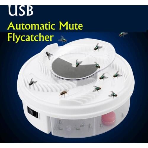 New Electric Fly Trap Anti Fly Killer Traps Automatic Flycatcher Device Insect Pest Reject Control Catcher Fly Trap Catching Usb