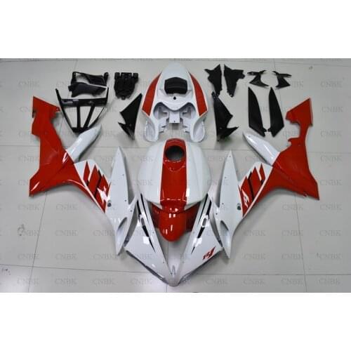 Fairings for YZF1000 R1 05 06 for YAMAHA YZFR1 Fairings 2004 YZFR1 Plastic Fairings 2004 - 2006 Red White