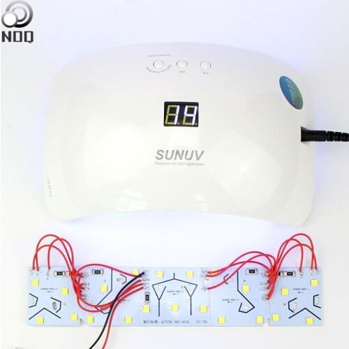 NOQ SUN8 Lamp For Nails Polisher Machine Repalceable Light Board Bulbs Nail Dryer 21 Leds Replace Light Sheet Nail Art Tool