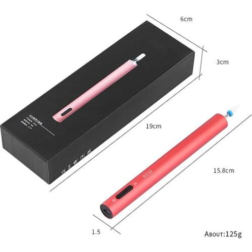 Portable With LED Electric Nail Drill Machine For Manicure Polishing Pen Rechargeable Pen Aluminum Cutter Easy to Operate