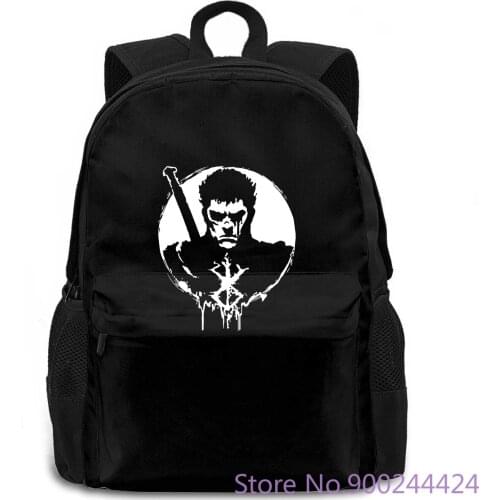 TJSPORTS Berserk Guts ga Anime Design Basic Male Harajuku Fitness Brand women men backpack laptop travel school adult