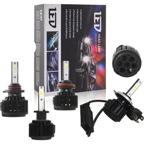 SHUOKE H11 H4 H7 Led 12V Mini 9005 9006 Headlights Lamp 20000Lm High Brightness H8 H9 Hb3 Hb4 Led Car Lights Bulbs Turbo COB