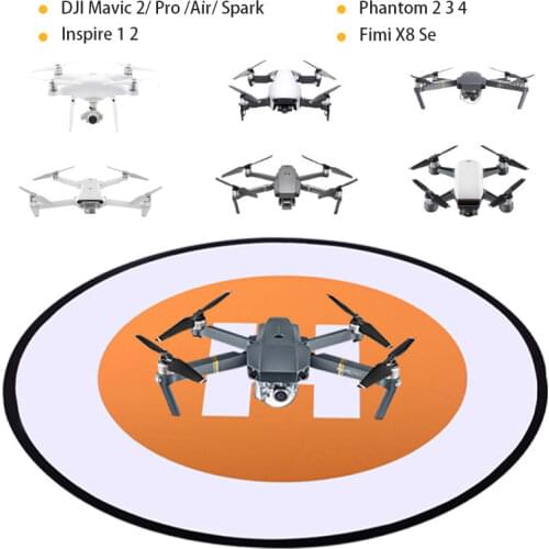80cm Universal Landing pad for DJI Mavic Pro /Air/Spark Phantom 2 3 4 Fimi x8 Se Drone Pad Foldable Parking Apron Accessories