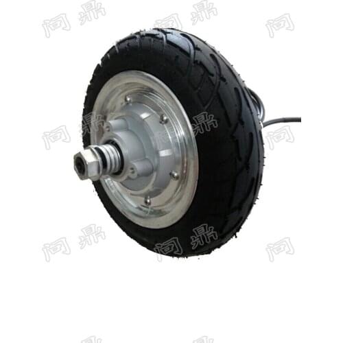 Eight inch disc brake hub motors electric skateboards car accessories 8 inch brushless toothless inflatable tires