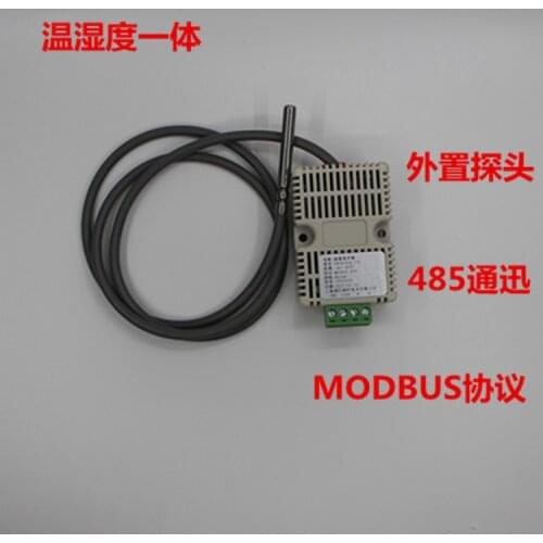High Precision Integrative External Probe Temperature and Humidity Transducer Sensor 18B20 MODBUS Protocol RS485