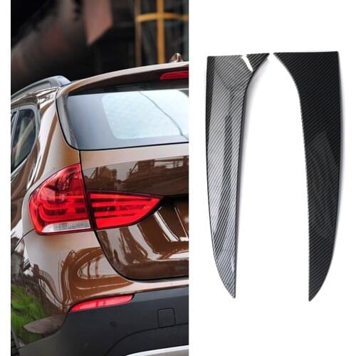 Rear Side Wings Lip Roof Spoiler Cover Stickers Trim for BMW E84 X1 2009-2015 Automobile Accessorie Supplies