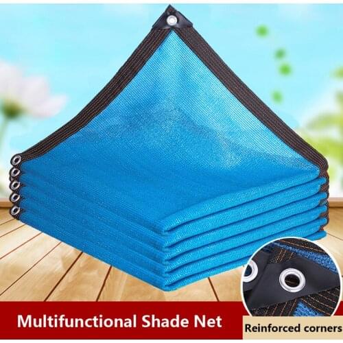 UV Protection Blue Sun Sailing Succulents Plants Protection Cover House Sun Shelters 90% Shading Garden Greenhouse Sunshade Net