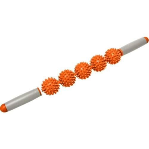 5-ball Spiny Ball Massage Hedgehog Ball Relax Muscle Massage Sports Roller Yoga Stick Metal Inner Tube Is Not Easy To Deform