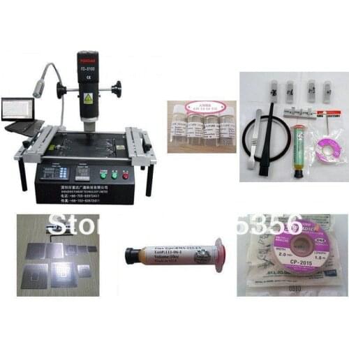 Free shipping FD-5100 BGA repair system with 7 in 1 game consoles reballing kit