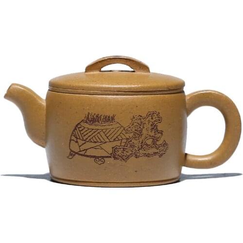 Mud Duan Yixing Teapot All Handmade Kung Fu Kettle Chinese Style Teaware Drinkware