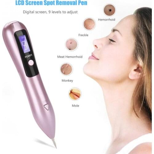 9 level LCD Laser Plasma Pen Face Skin Tag Dark Spot Remover Tattoo Mole Removal Machine Facial Freckle Wart Removal Beauty Care