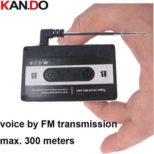 8G tape recorder wireless FM RADIO transmission function one-key voice activated recorder voice recorder audio recorder cassette