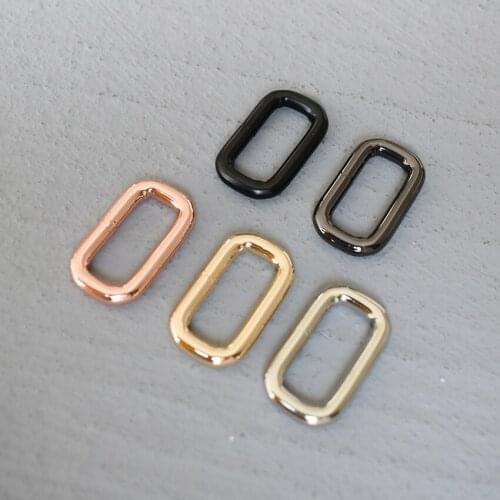 50 Pcs 25mm Webbing Metal Hardware Belt Buckle For Bag Handbag Straps Link Chain Clasp Martingale Collar Leash Rope Accessory