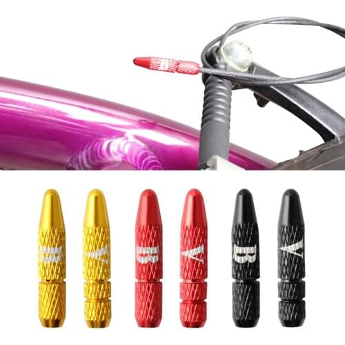 Multicolor Cable End Crimps Cable Cap Brake Cable Tail Core Cover for Bike Shift Alloy Road Mountain Bikes Brake Shifter