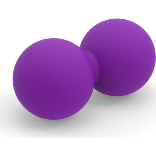 High Density Lacrosse Ball Gym Fitness Ball Therapy Relax Exercise Peanut Massage Ball Relieve Stress