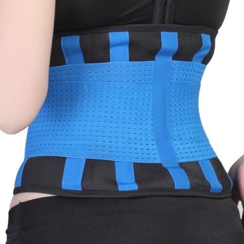 Men And Women Adjustable Elstiac Waist Support Belt Gym Accessories Lumbar Back Support Brace Slimming Bodybuilding Belt