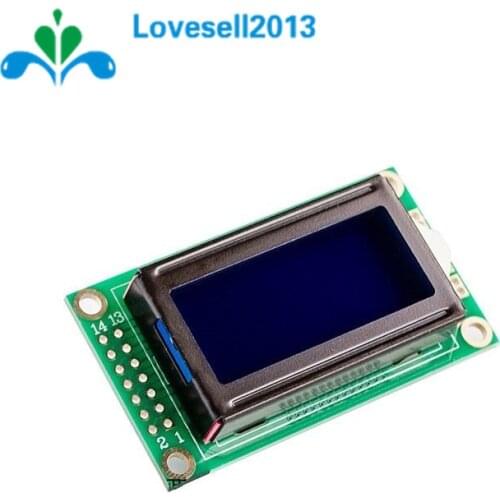 0802 LCD 8x2 Character LCD Display Module 5V LCM Blue backlight For Arduino