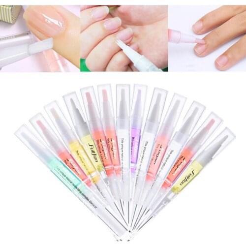 1PC 5ml Nail Cuticle Oil Pen Nail Treatment Nutrition Pen 13 Smell Cuticle Revitalizer Oil Prevent Agnail Nail Gel Polish TSLM2