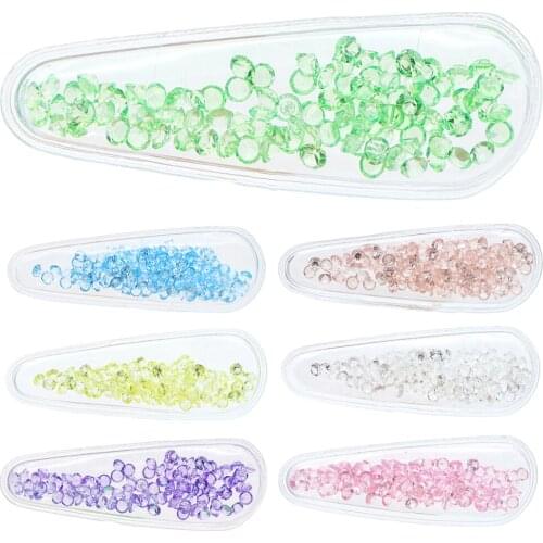 10pc Sequins Shaker Transparent Without Clips Making for Hairdressing Hair accessories DIY Hairpins Children Girls,10Yc11222
