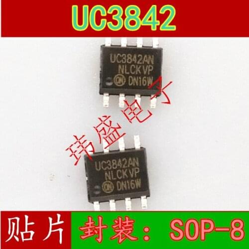 10pcs UC3842AN 3842 UC3842A KA3842 UC3842 SOP-8