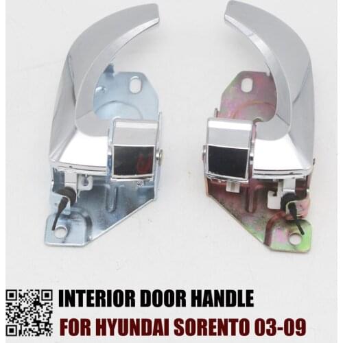 2PCS REAR PAIRS INTERIOR DOOR HANDLE FOR KIA SORENTO 2003-2009