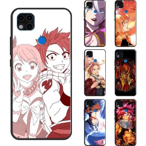 Anime Manga Fairy Tail Case For Xiaomi Redmi Note 8 9 Pro 8T 9S Note 10 Pro Funda For Redmi 9 9C 9A K40 9T Cover