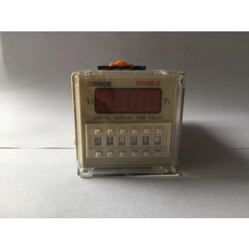 DH48S-S 0.01S-99H Digital Counter Relay LED Display AC/DC 12V 50/60Hz 48*48*97mm+Socket Base