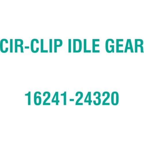 For Kubota 16241-24320 CIR-CLIP IDLE GEAR