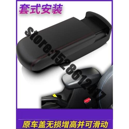 For MG ZS 2017-2020 ABS Car interior central armrest box cover storage box Heightening pad Car Styling