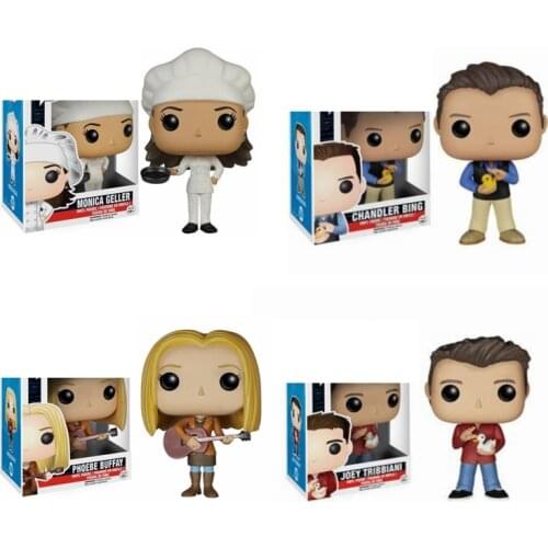Monice Geller 263 Phoebe Buffay266 Ghandler Bing264 Joey tribbliani265 Action Toy Figures Collectible Models for Children Gife